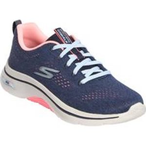 Skechers Women's The Arch Fit Lace Up in Navy Hot Pink Size M