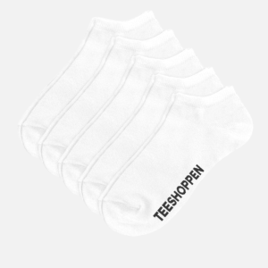 Sneaker Socks 5-pak - Hvid - Dame - TeeShoppen
