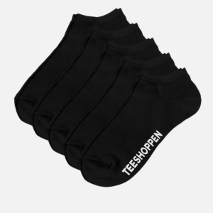 Sneaker Socks 5-pak - Sort - Dame - TeeShoppen