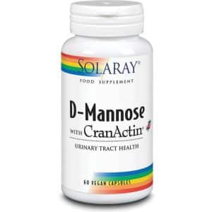 Solaray D-Mannose with CranActin 1000mg 60 stk