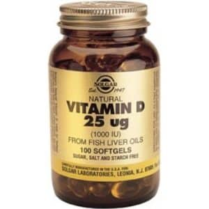 Solgar D-Vitamin 25 ug (1000 IU) 100 stk