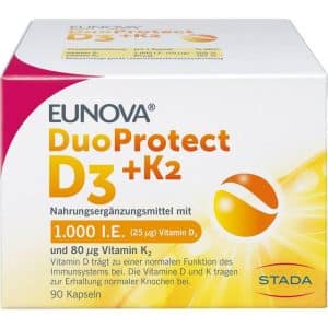 Stada Vitamine + Mineralstoffe, EUNOVA DuoProtect D3+K2 1000