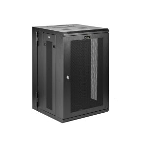 StarTech.com 18U Wall-Mount Server Rack Cabinet - 20 in. Deep - Hinged - stativindelukkekabinet - 18U