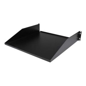 StarTech.com 2U Rack Mount Cantilever Shelf Fixed Server Rack Cabinet Shelf