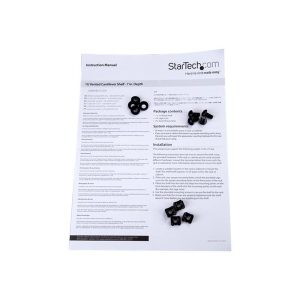 StarTech.com Vented 1U Rack Shelf - 7 in. Deep - rackhylde - 1U