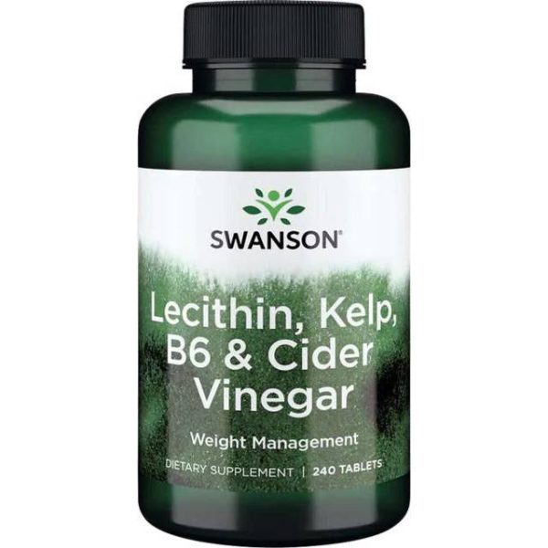 Swanson Lecithin Tang B6 Æblecidereddike 240 Tabletter