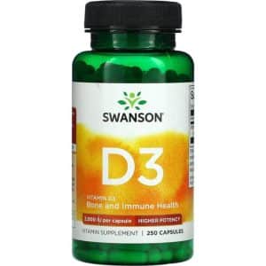 Swanson Vitamin D3 2 000 IU 250 stk