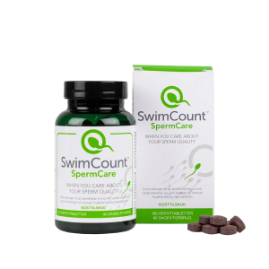 SwimCount SpermCare Kosttilskud, 180 tabletter