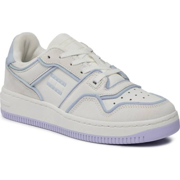 Tommy Hilfiger Retro Basketball Sneakers - Hvid