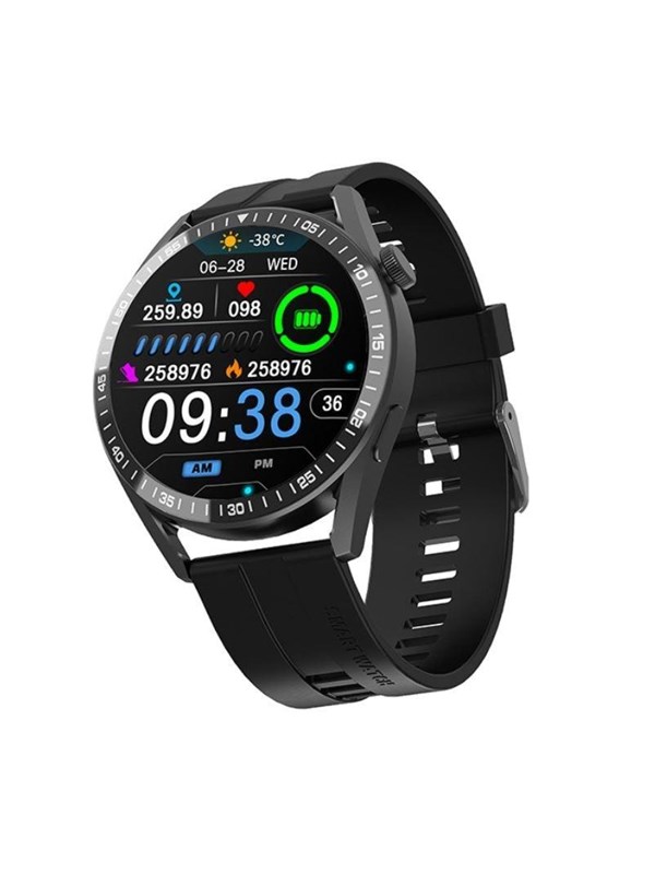 Tracer SM8V ONYX smart watch with strap - black