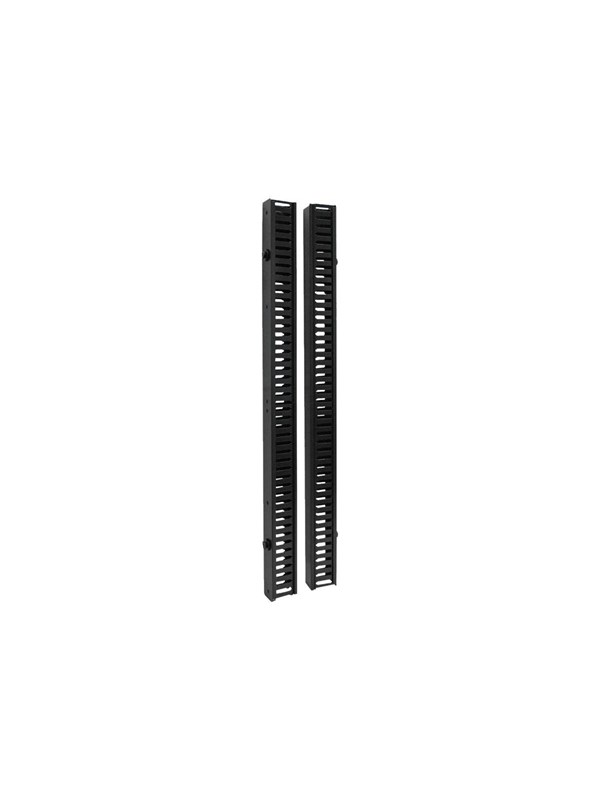 Tripp Lite Rack Enclosure Cabinet 6ft VRT Cable Manager Dbl Finger Duct - rack cable management duct with cover