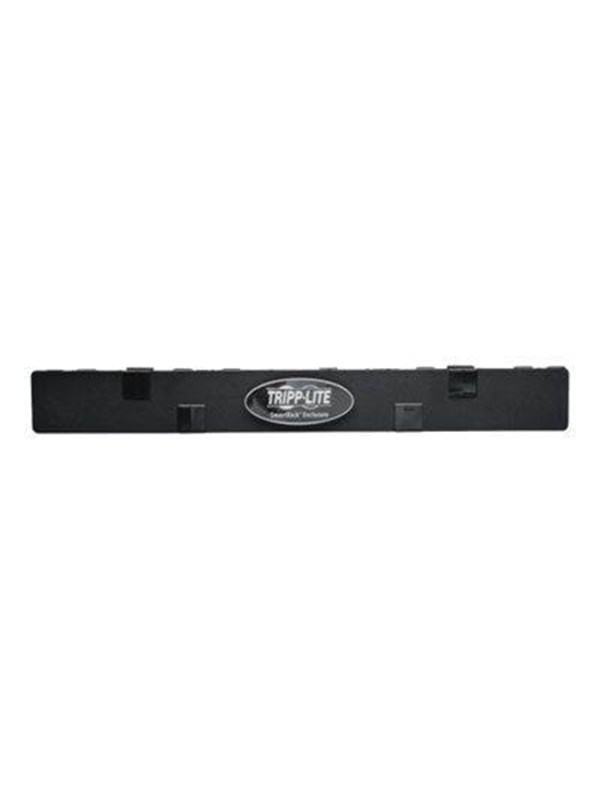 Tripp Lite Rack Enclosure Horizontal Cable Manager Steel w Finger Duct 1URM - rack cable management panel with cover - 1U