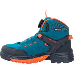 Trollkids Kid's Gjende Hiker Mid Vandresko blå