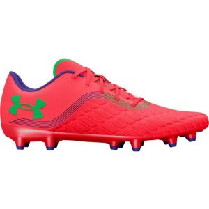 Under Armour Magnetico Pro FG Football Boots Beta Green Screen Black Red