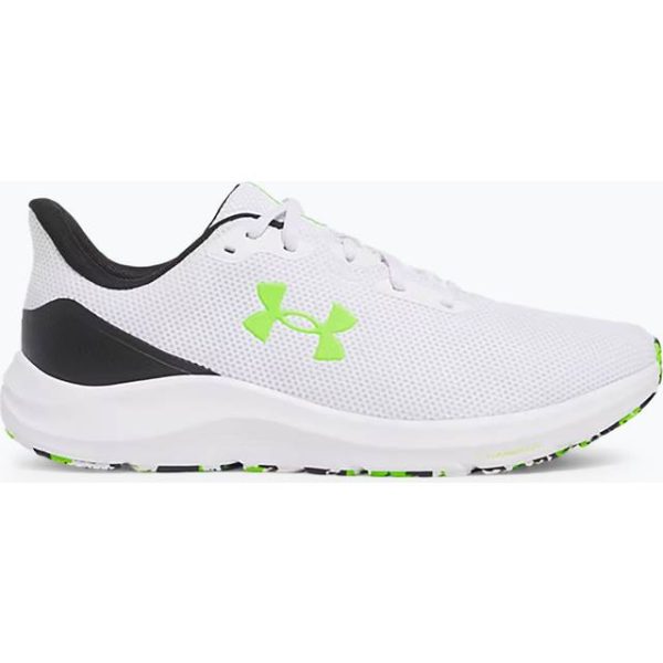 Under Armour Pursuit 4 Men's Running Shoes - White/Black/Hyper Green