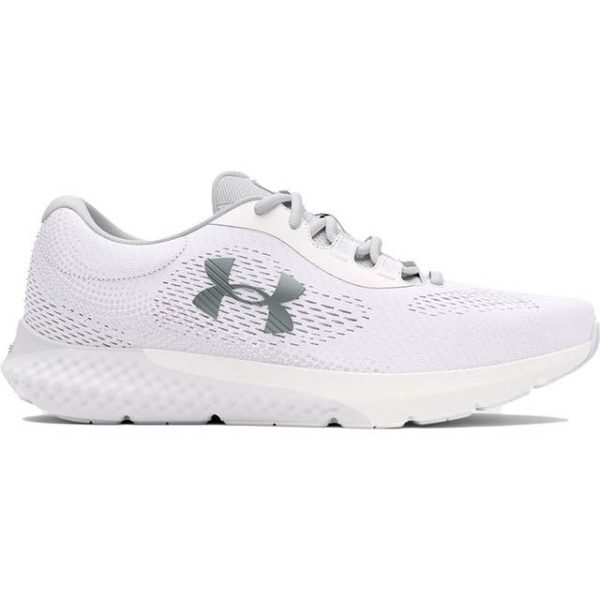 Under Armour Rogue 4 Charged Shoes - White/Halo Gray/Metallic Silver