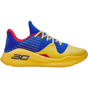 Under Armour Unisex Curry 4 Low Flotro Basketball Shoes - Team Royal/Taxi