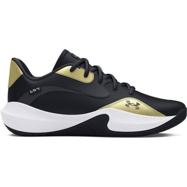 Unisex UA Lockdown Low Basketball Shoes Black (7/8.5)