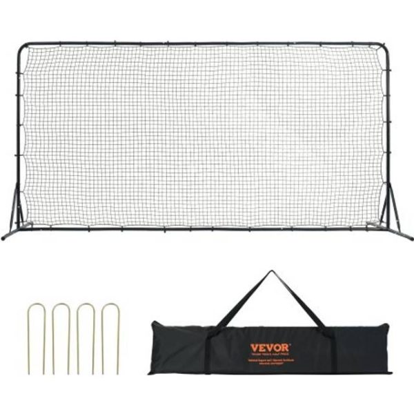 VEVOR Soccer Rebounder Net x ft. Iron Soccer Training Equipment Sports Football Training Gift with Portable Bag