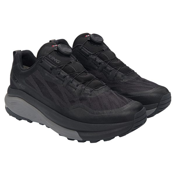 Viking Anaconda Hike Low GTX BOA Herre / Mænd, Sort-46 - Vandresko