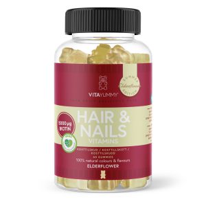 VitaYummy Hair & Nails - Elderflower (60 stk) - Vitaminer & mineraler