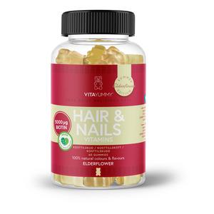 VitaYummy Hair & Nails Elderflower - 60 stk.