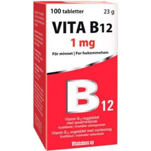 Vitabalans Vita B12 1mg 100 stk