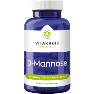 Vitakruid Vitakruid D-Mannose 500 veganske kapsler 90 stk