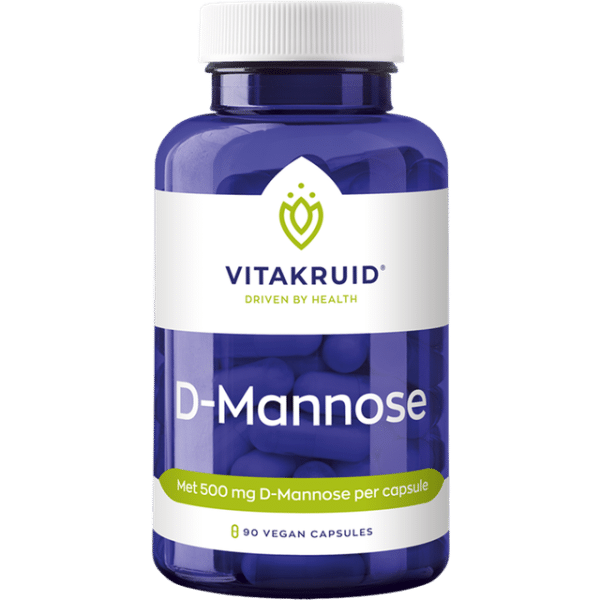 Vitakruid Vitakruid D-Mannose 500 veganske kapsler 90 stk