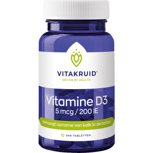 Vitakruid Vitamin D3 5 mcg / 200 IU 240 stk