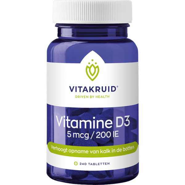 Vitakruid Vitamin D3 5 mcg / 200 IU 240 stk