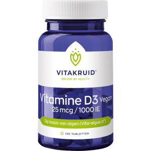 Vitakruid Vitamin D3 Vegan 25mcg 1000IE 120 stk