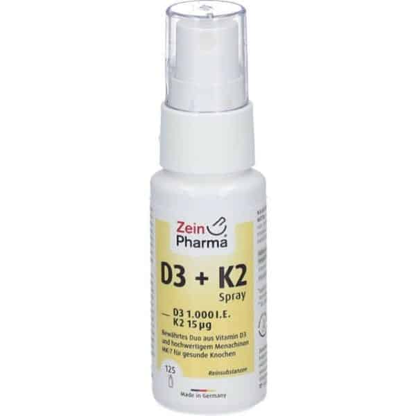 Vitamin D3 K2 Spray Pebermynte 25 ml