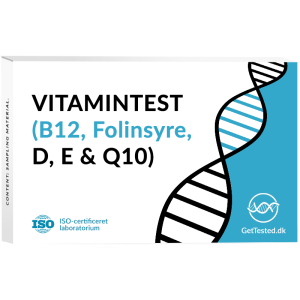 Vitamintest (B12, Folinsyre, D, E & Q10)
