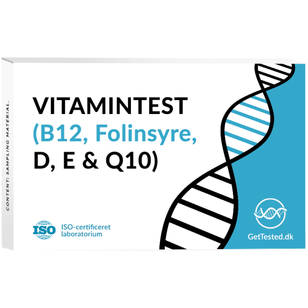 Vitamintest (B12, Folinsyre, D, E & Q10)