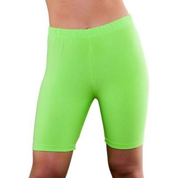 Wicked Costumes 80'er Cykelshorts Neongrønne