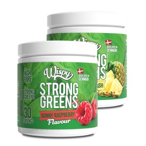 Wispy Strong Greens (2x300g) - Grøn powerblanding med 9 superfoods | Sundt kosttilskud