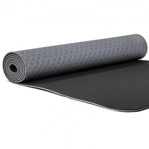 Yogamåtte i grå/sort - Yoga måtte - GodKarmaShop