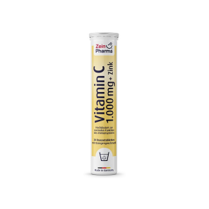 Zein Pharma C-Vitamin 1000 mg Brusetablet 20 stk - Kosttilskud til voksne