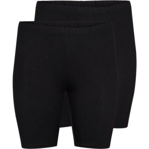 Zizzi Cykelshorts Leggings Shorts 2-pak Sort