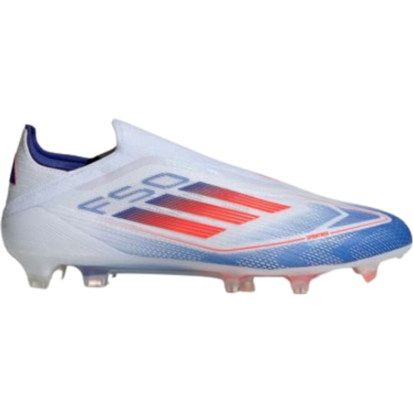 adidas F50 Elite Laceless FG - Cloud White/Solar Red/Lucid Blue