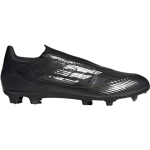 adidas F50 League Laceless Firm MG - Core Black/Iron Metallic/Gold Metallic