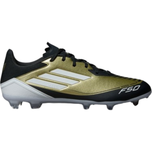 adidas F50 Messi League FG - Gold Metallic/Cloud White/Core Black