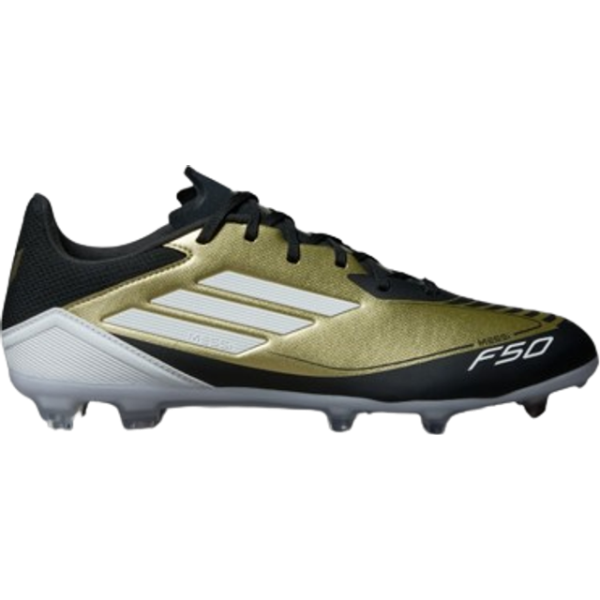 adidas F50 Messi League FG - Gold Metallic/Cloud White/Core Black