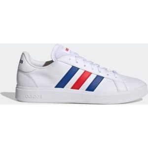 adidas Grand Court TD Lifestyle Court Casual sko Cloud White Royal Blue Vivid Red