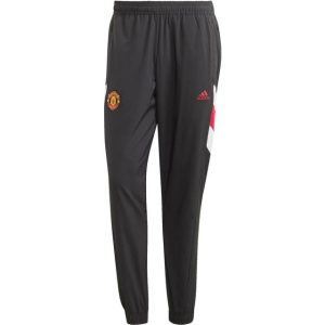 adidas Manchester United Træningsbukser Icon Woven Sort/Hvid/Rød