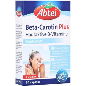Abtei Beta-Carotin Plus Hautaktive B-Vitamine 50 St