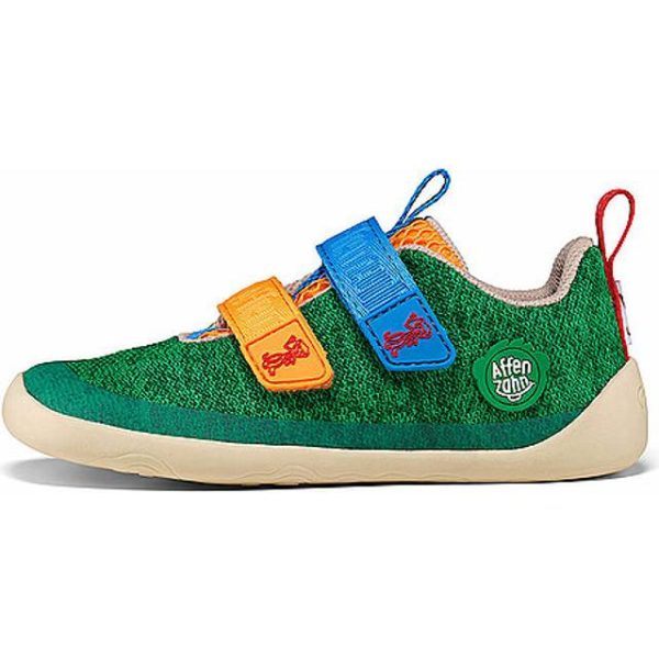 Affenzahn Kid's Barefoot Shoes Knit Happy Barfodssko Børn - Green