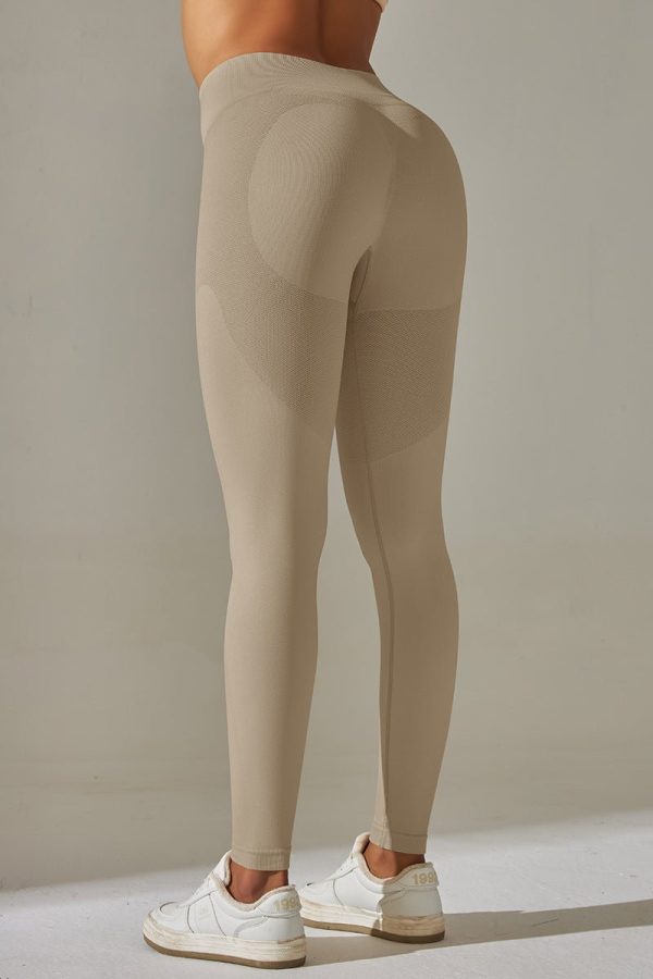 AirMotion scrunch leggings Beige - Small (S) / Beige