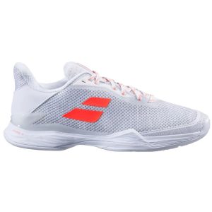 Babolat Jet Tere Clay Women Padelsko (White/Living Coral) - 38